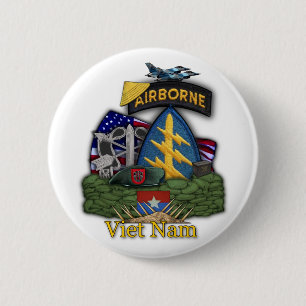 7e Special Forces Groene Baretten veteranen Button