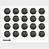 7e Special Forces Groene Baretten veteranen Sticke Ronde Sticker (Vel)