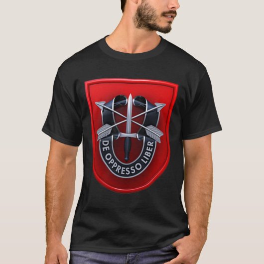 7e Special Forces Group SFG Leger Militaire Vetera T-shirt (Voorkant)