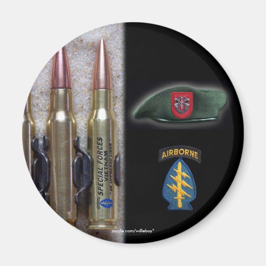 7e speciale groep patch vietnam magnet vet (Voorkant)