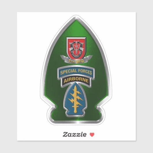 7e speciale operationele groep COIN https://www.za Sticker (Vel)