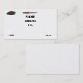 7e speciale troepenmacht vets lrps recon lrp patch visitekaartje (Voorkant / Achterkant)