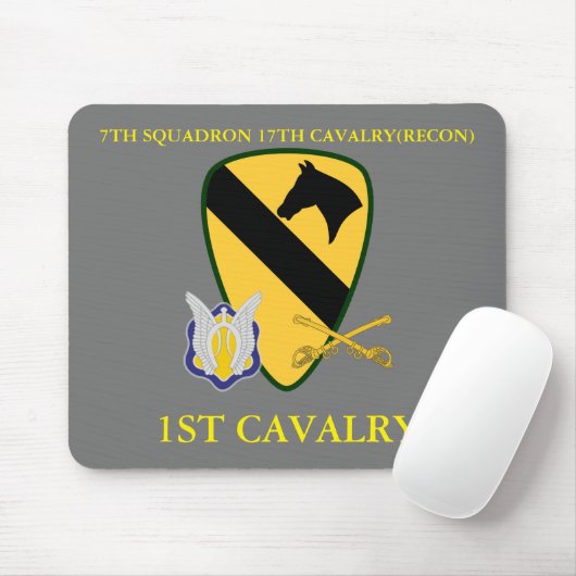 7E SQUADRON 17E CAVALRY(RECON) 1STE CAVALRY MUISMAT (Met muis)