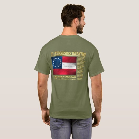 7e Tennessee Infanterie (BA2) T-shirt (Achterkant volledig)