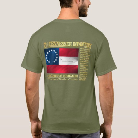 7e Tennessee Infanterie (BA2) T-shirt (Achterkant)
