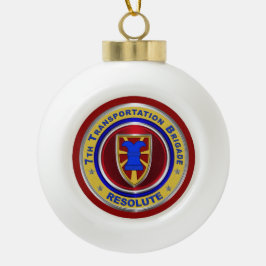 7e Transportbrigade Expeditionair Keramische Bal Ornament