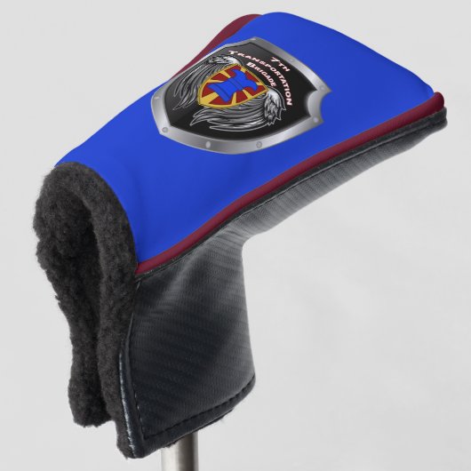 7e Transportbrigade Expeditionair Schild Golfheadcover (3/4 voorkant)