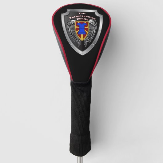 7e Transportbrigade Expeditionair Schild Golfheadcover (Voorkant)