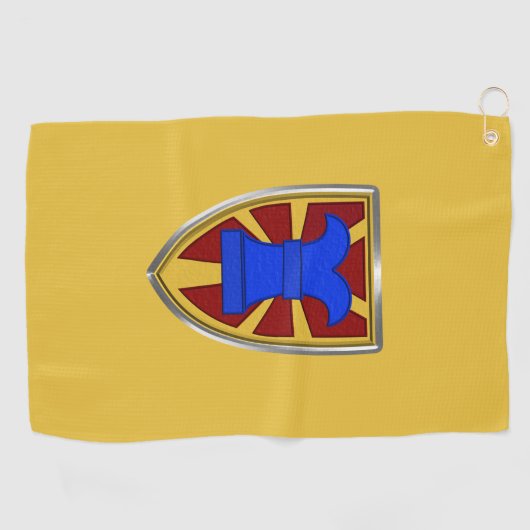 7e Transportbrug — Expeditionair patch Golfhanddoek (Horizontaal)