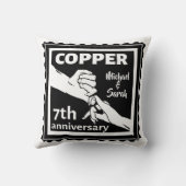 7e trouwdag traditioneel cadeauijzer kussen (Achterkant)