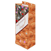7e trouwdag, Wol en Koper Wijn Cadeautas (Achterkant Gekanteld)