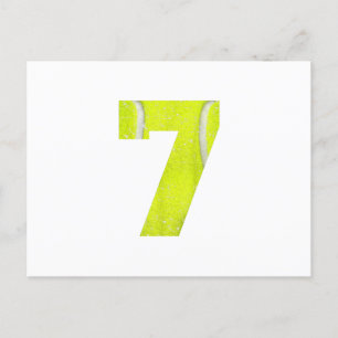 7e verjaardag 2013 Tennis Jongens Meisjes Kinderen Aankondigingskaart