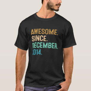 7e verjaardag 7 jaar oud Geweldige sinds 20 decemb T-shirt