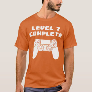 7e verjaardag 7 jaar oud videogames Verjaardag ret T-shirt