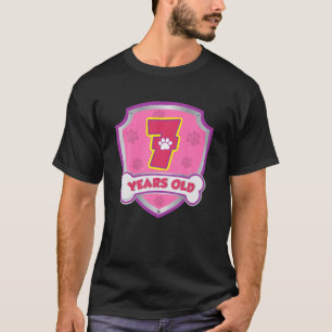 7e verjaardag 7 jaar oude patrouillehonden Kinder T-shirt