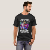 7e verjaardag Astronaut Space 7 jaar oude dag T-shirt (Voorkant volledig)