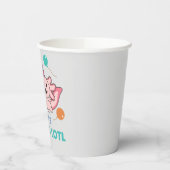 7e verjaardag Axolotl 7 jaar oude zoete Axolotl Papieren Bekers (Links)