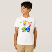 7e verjaardag - Birthday Boy T-shirt (Voorkant volledig)