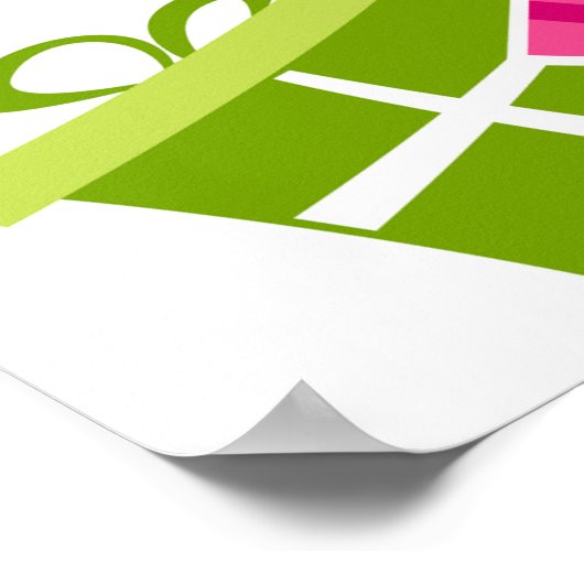 7e verjaardag - Birthday Girl Poster (Hoek)