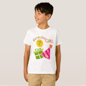 7e verjaardag - Birthday Girl T-shirt (Voorkant volledig)