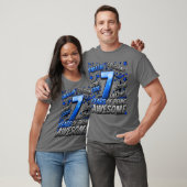 7e verjaardag Comic Style Geweldig sinds 2016 7 ja T-shirt (Unisex)