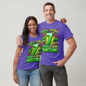 7e verjaardag Comic Style Geweldig sinds 2016 7 ja T-shirt (Unisex)