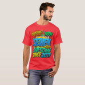 7e verjaardag Comic Style Geweldig sinds 2017 7 ja T-shirt (Voorkant volledig)