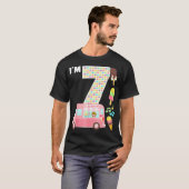 7e verjaardag crème - ijs 7 km/h t-shirt (Voorkant volledig)