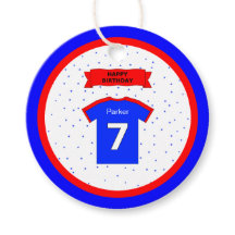 7e verjaardag dank je rode blauwe sterren