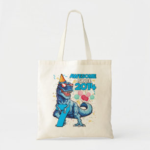7e verjaardag Dinosaur 7 jaar oude jongen Kinder G Tote Bag