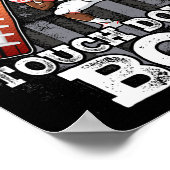 7e Verjaardag Football Boy - 7 jaar oud Kind Footb Poster (Hoek)