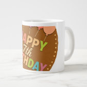 7e verjaardag gefeliciteerd grote koffiekop (Voorkant rechts)