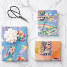 7e verjaardag gepersonaliseerde Eenhoorn cadeauver