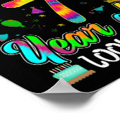 7e verjaardag Geweldige 7 jaar oud ziet er uit Poster (Hoek)