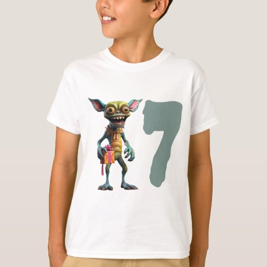 7e verjaardag Gremlin T-shirt (Voorkant)