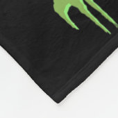 7e Verjaardag Halloween Dabbing Zombie Geweldige S Fleece Deken (Hoek)