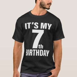 7e verjaardag Het is mijn 7e verjaardag 7 jaar oud T-shirt
