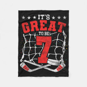 7e verjaardag Hockeyliefhebbers Het is geweldig om Fleece Deken