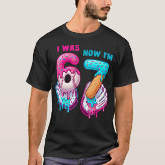 7e Verjaardag Ik Was 6 Nu Ben Ik 7 Jaar Oud Honkba T-shirt