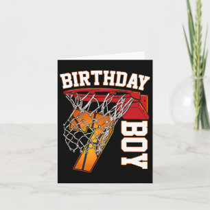 7e Verjaardag Jongen Bysketbyll 7 jaar oude Theme Kaart