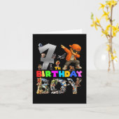 7e verjaardag jongen Italiaanse Brainrot voor kind Kaart (Gele Bloem)