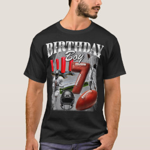 7e Verjaardag Jongen Jeugd 7 Jaar Oude Retro 90S S T-shirt