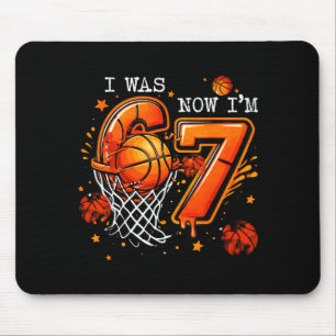7e verjaardag jongen kinderen basketbal ik 6 nu be muismat