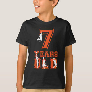 7e verjaardag Jongen Shirt - Basketball T-Shirt