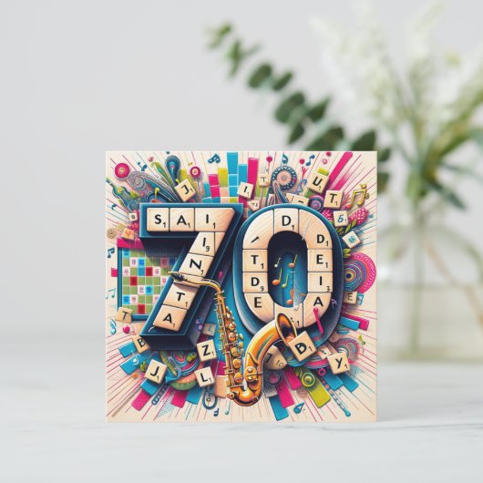 7E VERJAARDAG KAART (Staand voorkant)