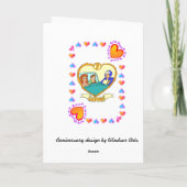 7e verjaardag - Koper Kaart (Achterkant)