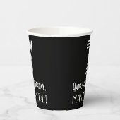 7e verjaardag — Kunstdeco geïnspireerde look "7" + Papieren Bekers (Links)