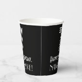 7e verjaardag — Kunstdeco geïnspireerde look "7" + Papieren Bekers (Rechts)