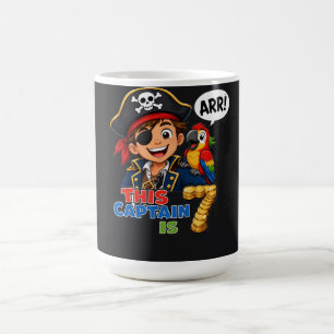  7e Verjaardag Piraat Kapitein Jongensfeest Schat Koffiemok