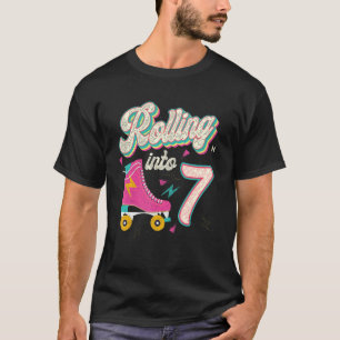 7e verjaardag Roller Schaatsen Rolling In 7 Jaar O T-shirt